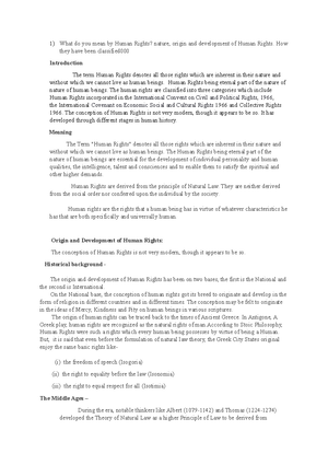 Human Rights Question Papers - 0402/2057/ IV Semester 3 YearsLL.B ...