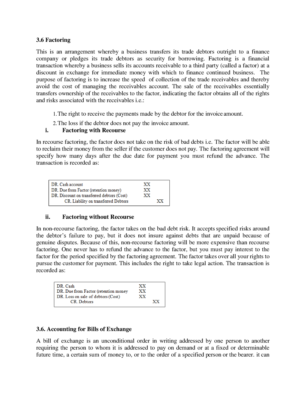 Cashflow - 3 Factoring This Is An Arrangement Whereby A Business ...