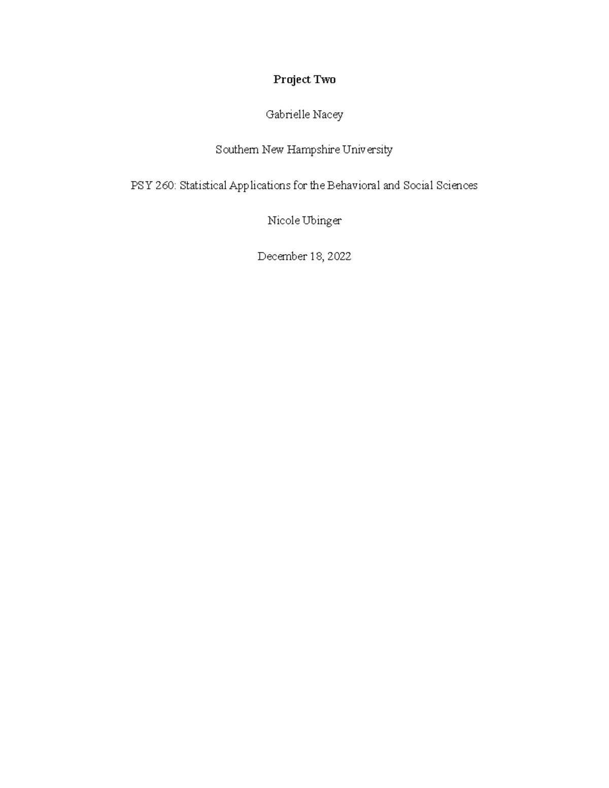 7 3 psy260 module seven assignment project two gabrielle nacey