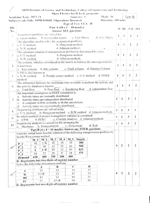 Doc3 - endsen - Operations Research - ab - Studocu