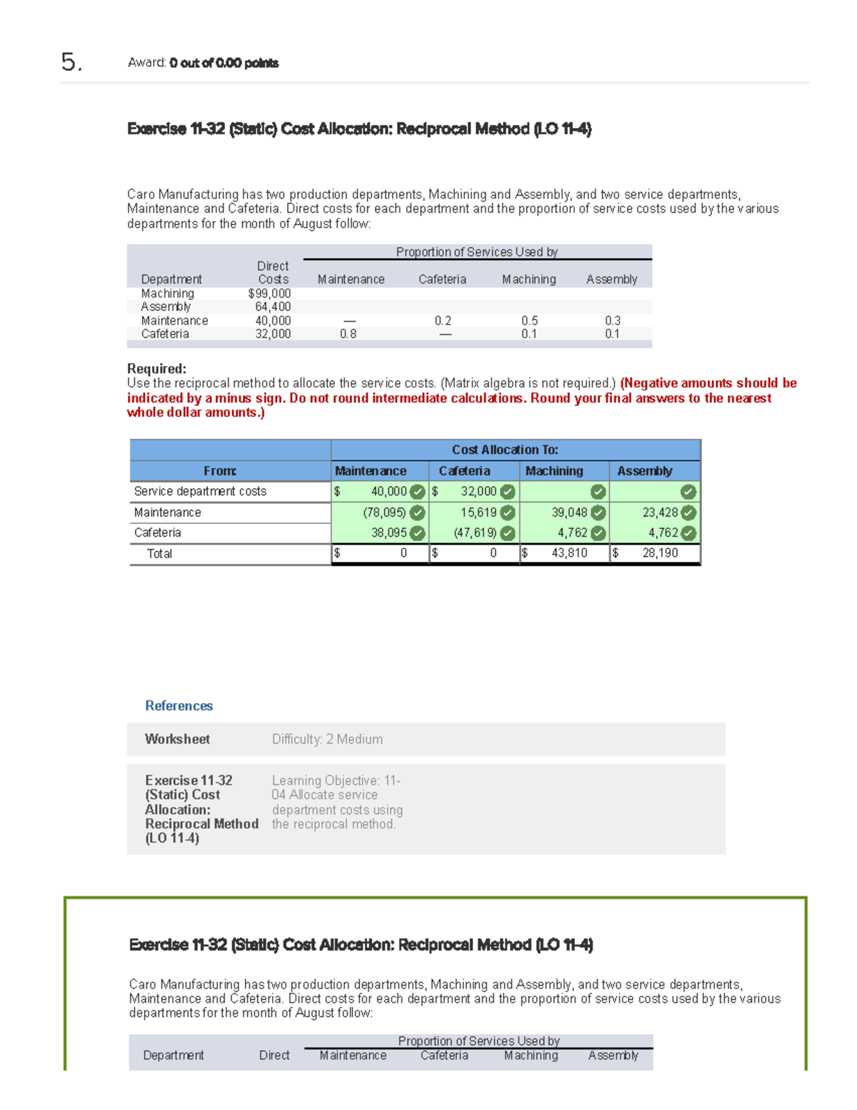 exercise-11-32-static-cost-allocation-reciprocal-method-lo-11-4