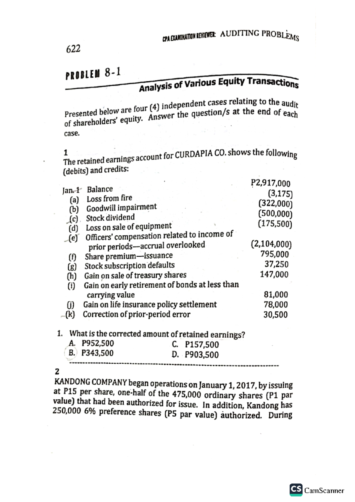 She Shareholder S Equity Accountancy Studocu