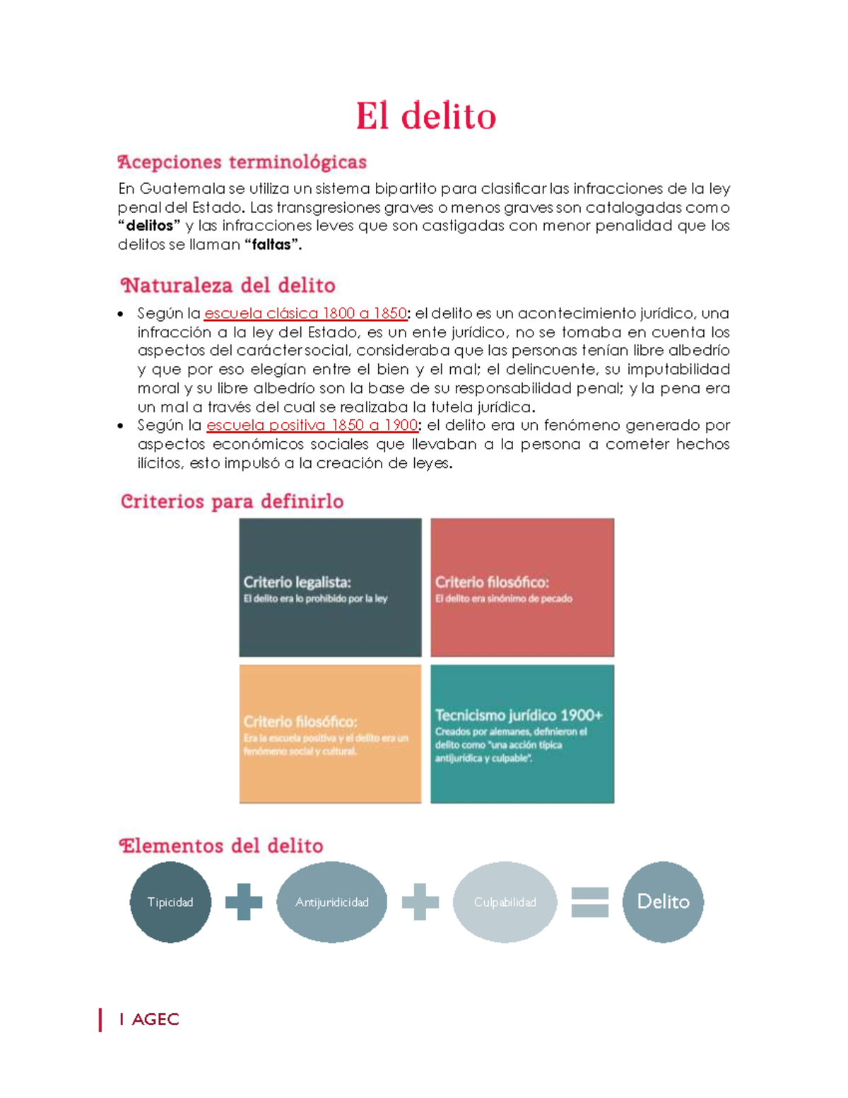 Derecho Penal 1 Delito - En Guatemala Se Utiliza Un Sistema Bipartito ...