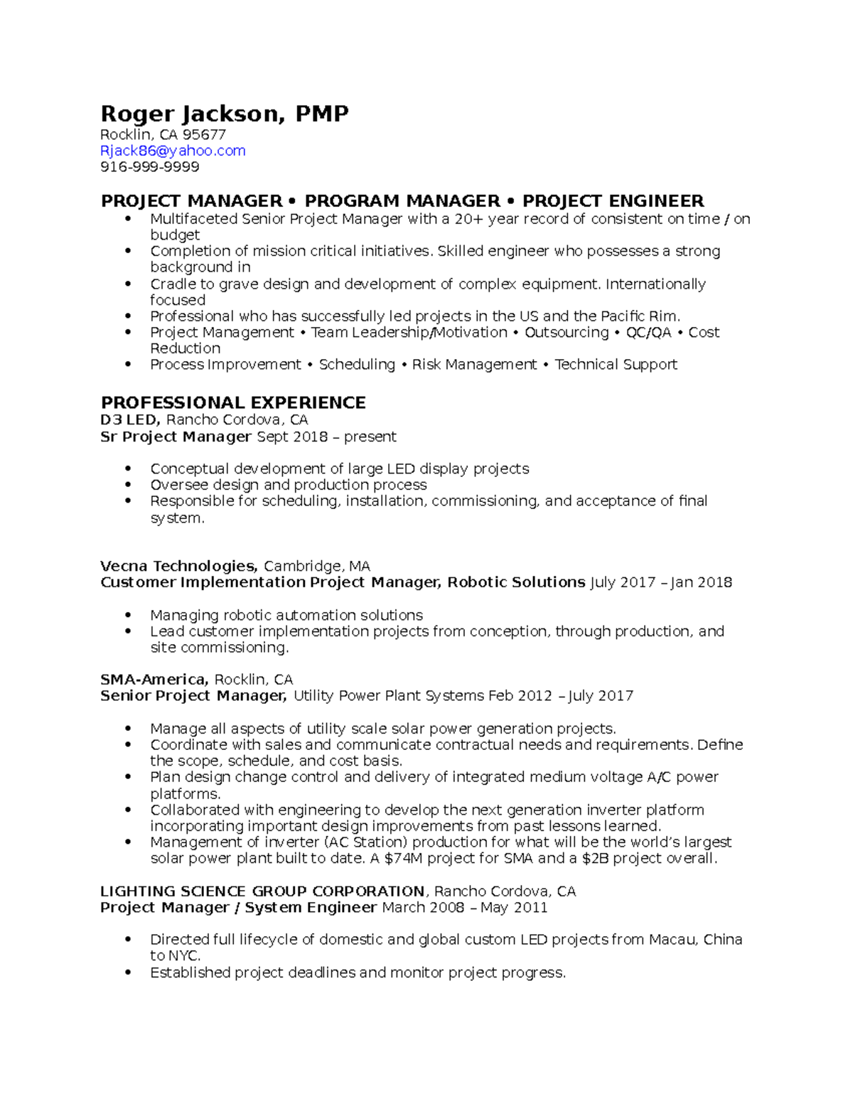 Resume task 2B activity - C716 - WGU - Studocu