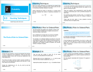 2.3 Counting Techniques