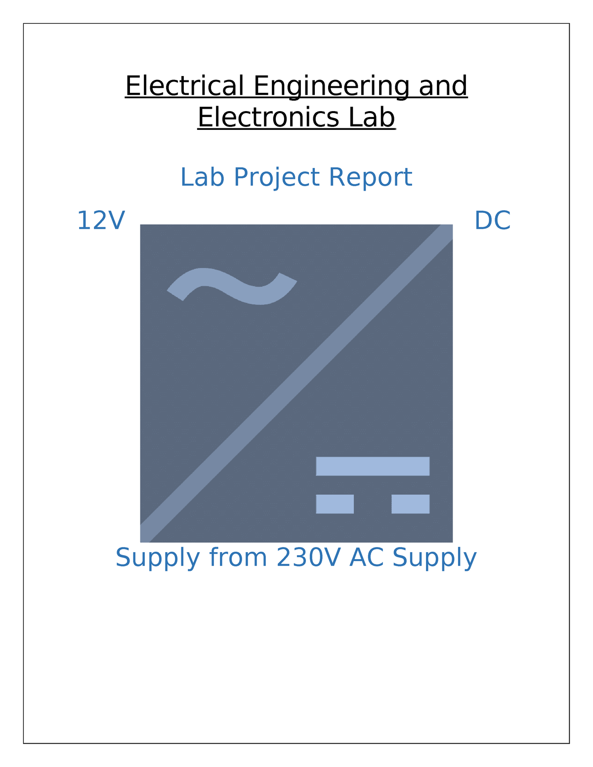 EEE Lab OEL - An Open Ended Lab - Electrical Engineering And ...