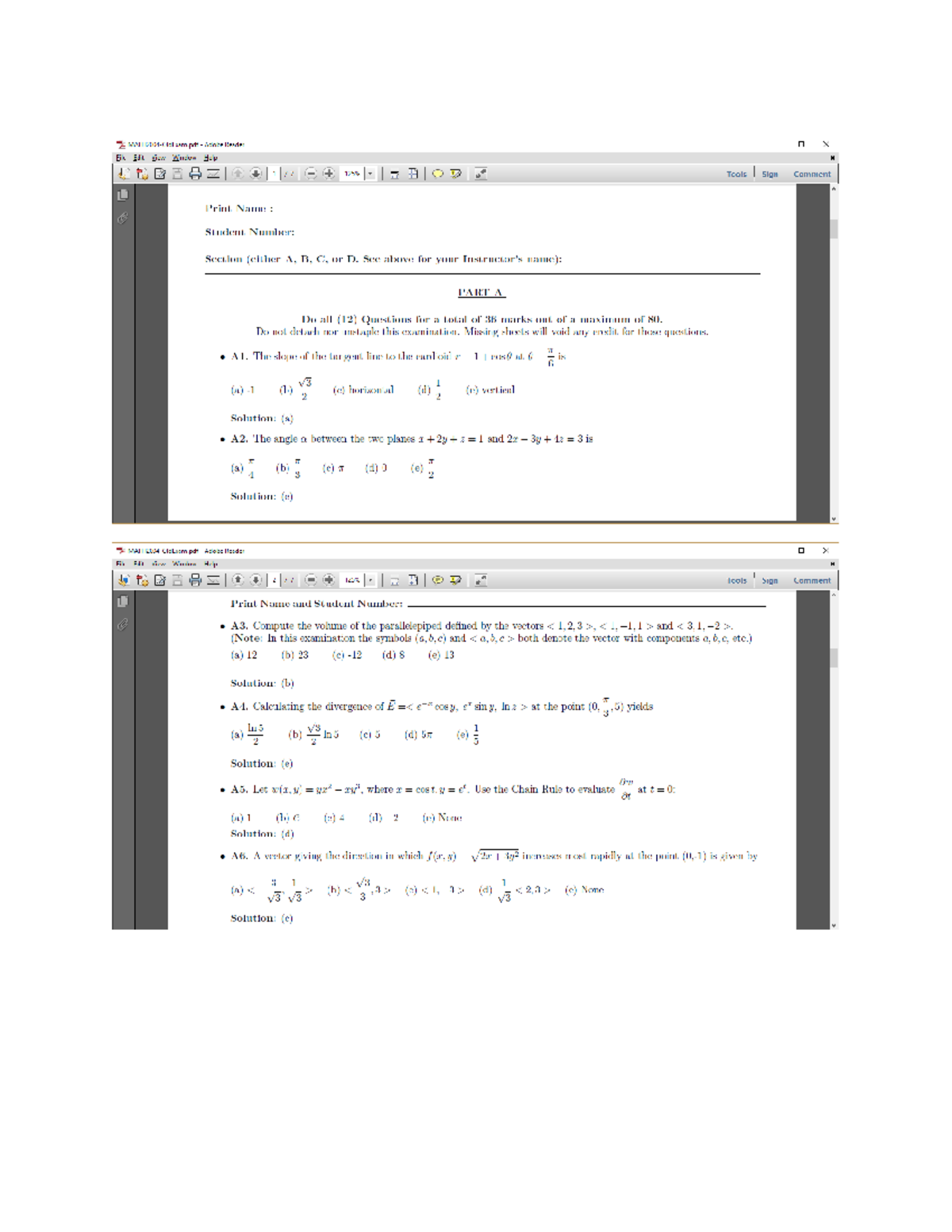 Exam 2017, questions and answers - Math 2004 - Warning: TT: undefined ...