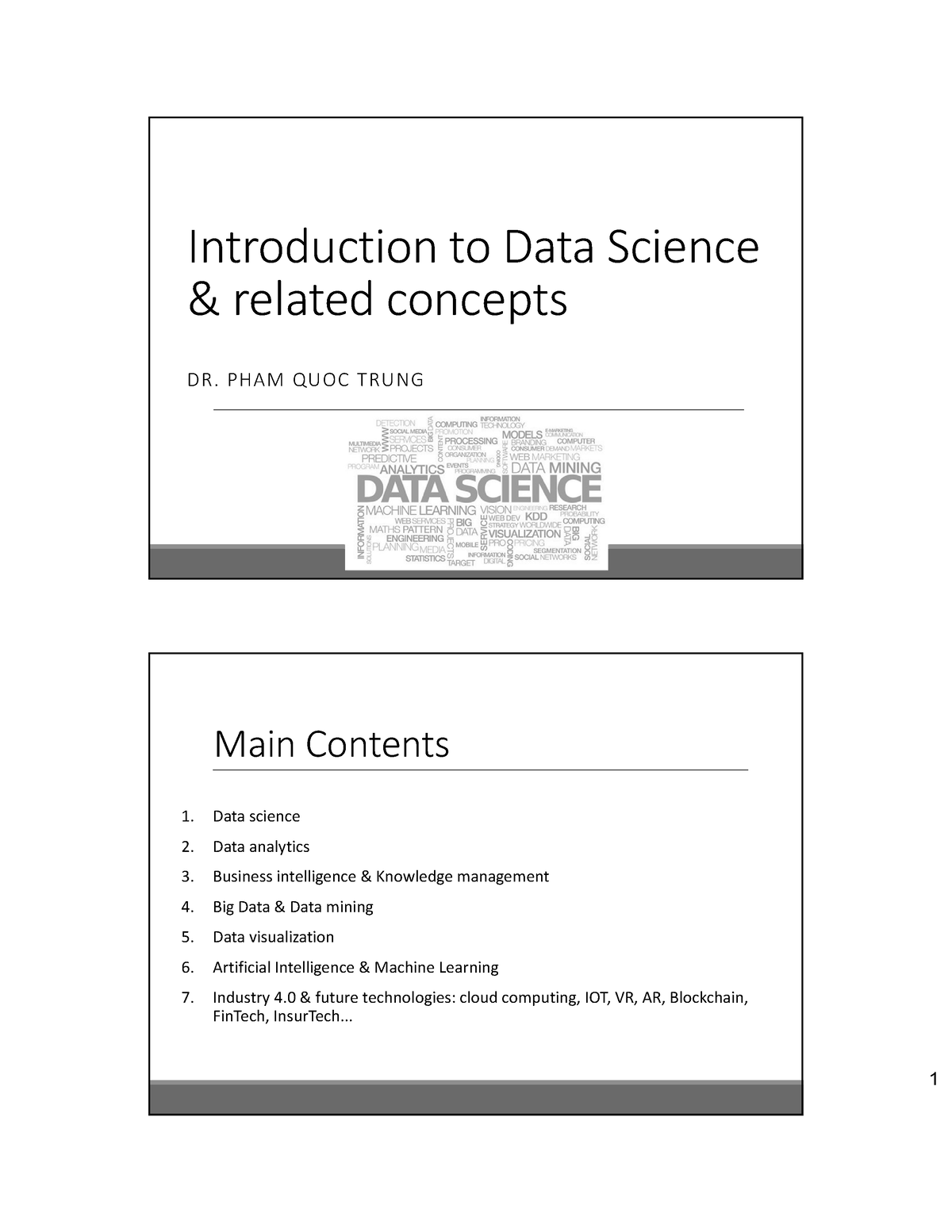 introduction to data science assignment