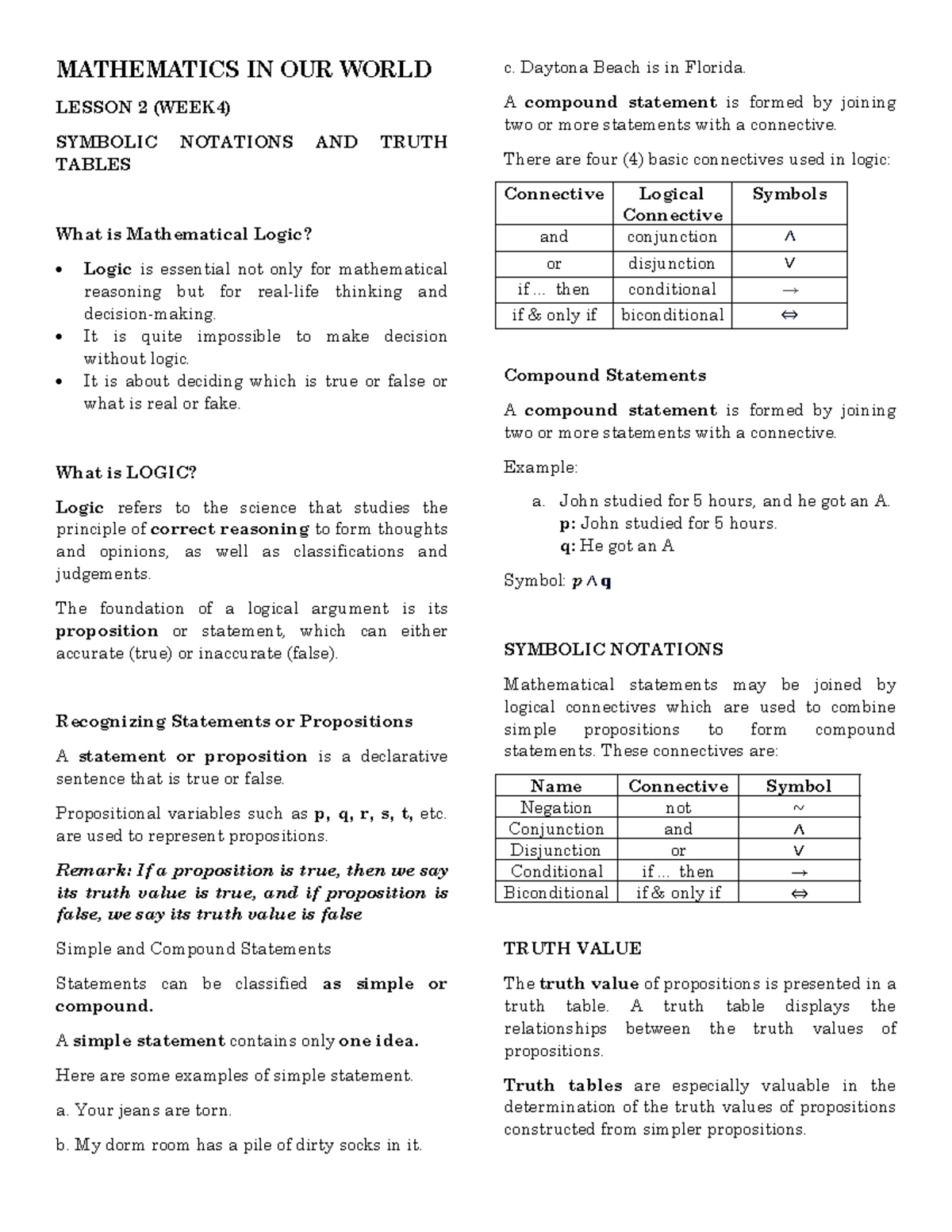 MATH101-Lesson-2 - Summary Accounting - MATHEMATICS IN OUR WORLD LESSON ...