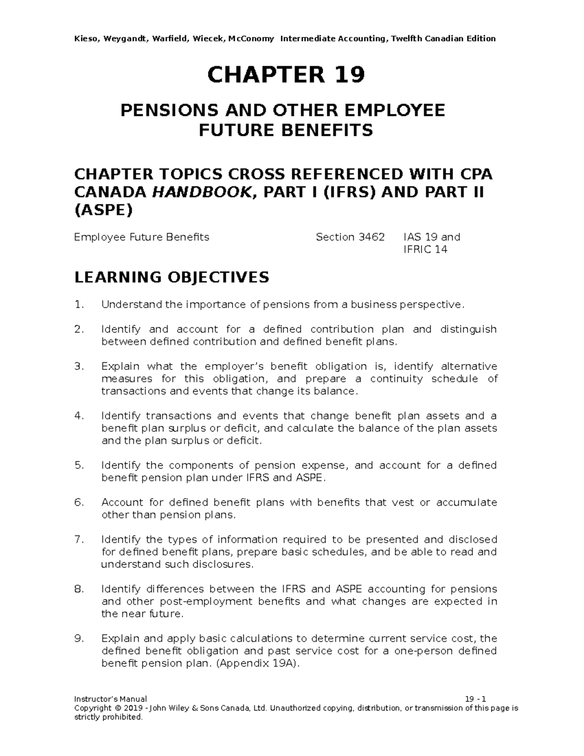 Ch19 - Textbook Solutions - ACCT 2520 - U of W - Studocu