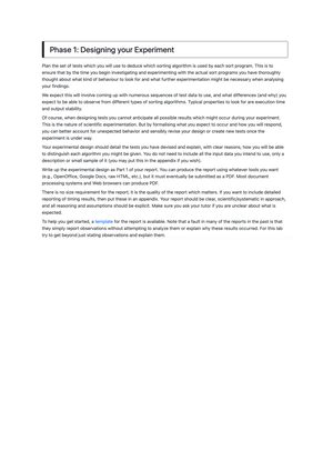 COMP2521 Sorting Algorithms Lab Report - Background: A very long time ...