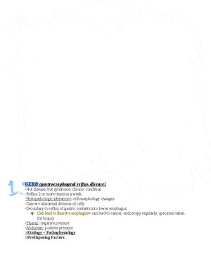 Upper GI Disorders Study Notes for Nursing Exam - Gastroesophageal ...