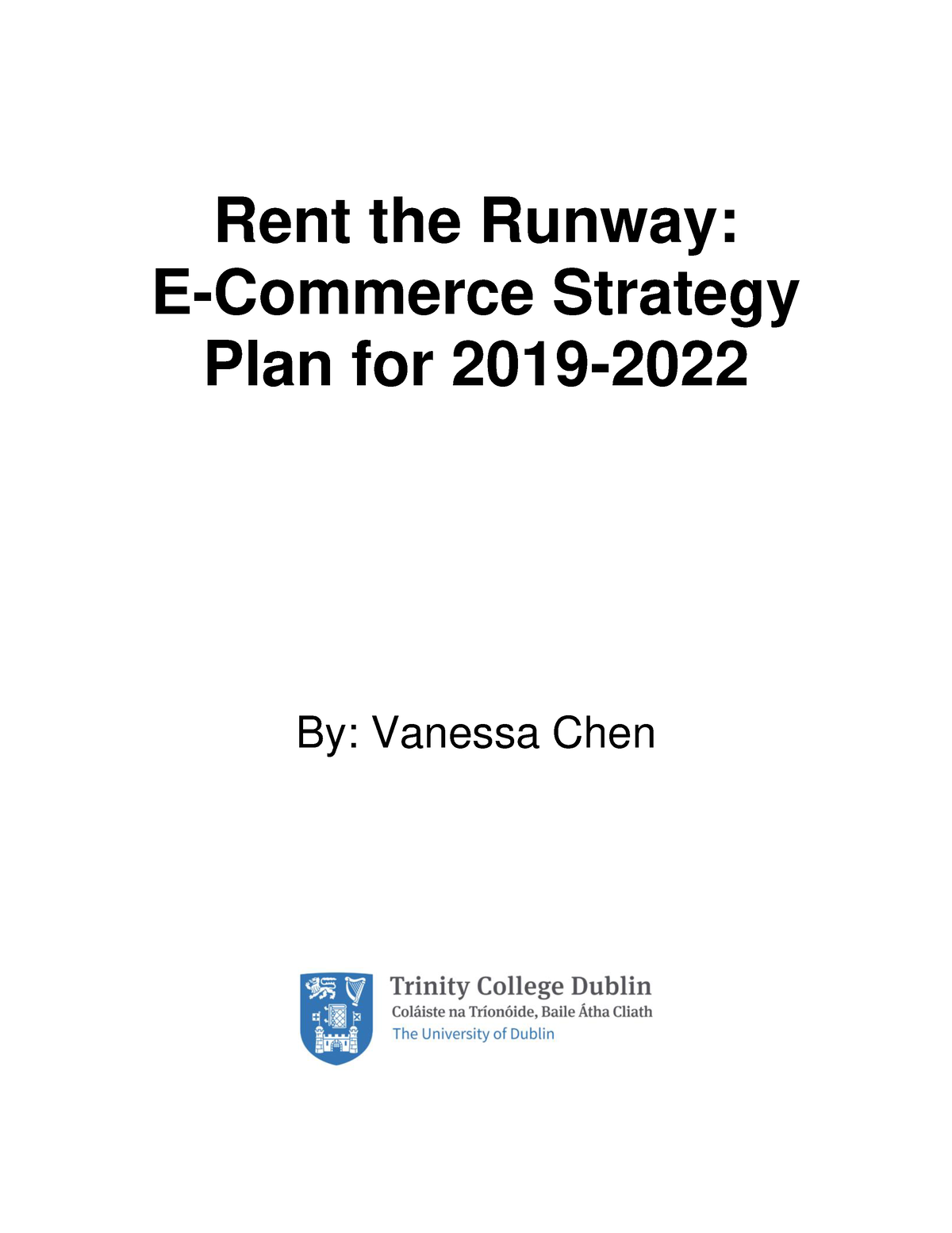 rent the runway business plan pdf