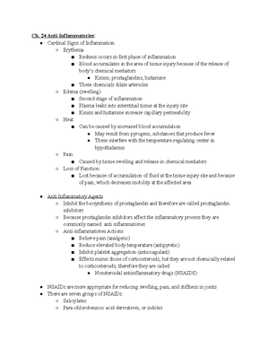 Chapter 16- Cholinergic Agonists And Antagonists - McCuistion ...