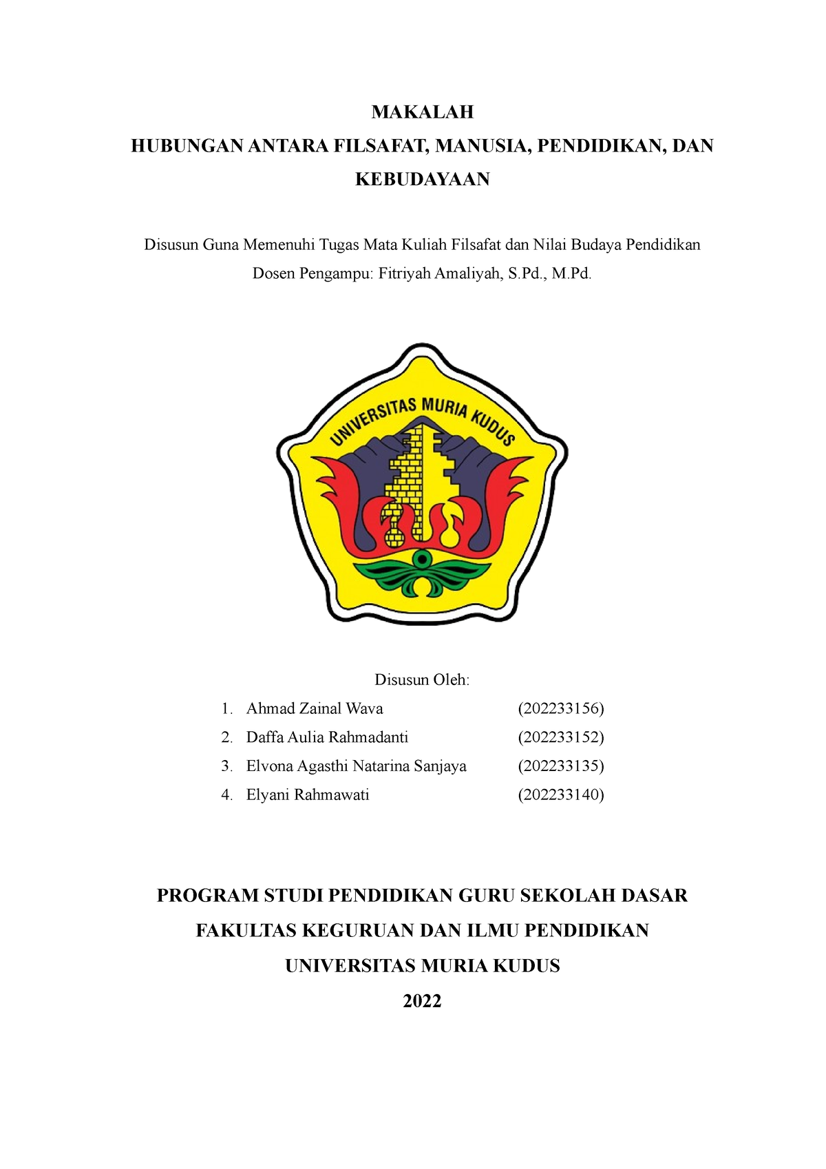 Hubungan Antara Filsafat, Manusia, Pendidikan, Dan Kebudayaan - MAKALAH ...