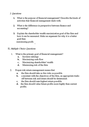 Chapter 2- Financial Management V1 - CHAPTER 2 RELATIONSHIP OF ...