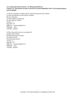 internal control case study questions and answers