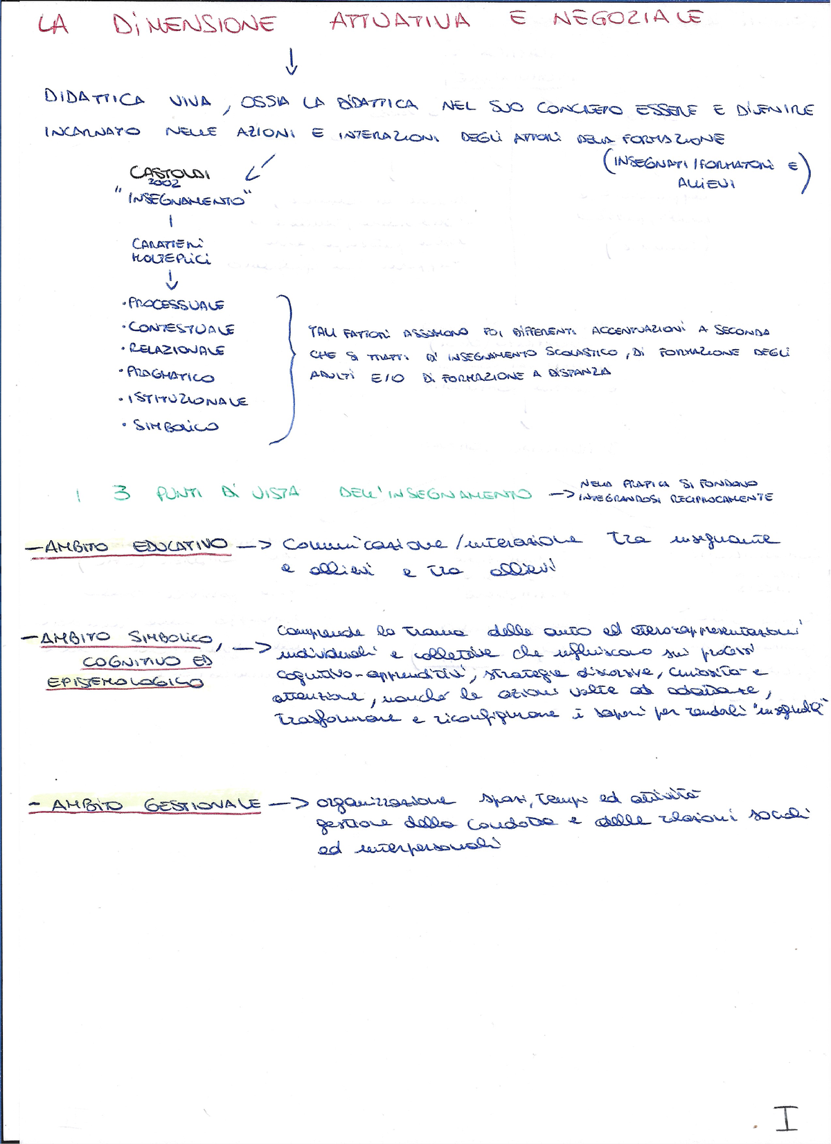 CAP3 - Riassunti Capitolo 3 - Didattica Generale (disciplina) - Studocu