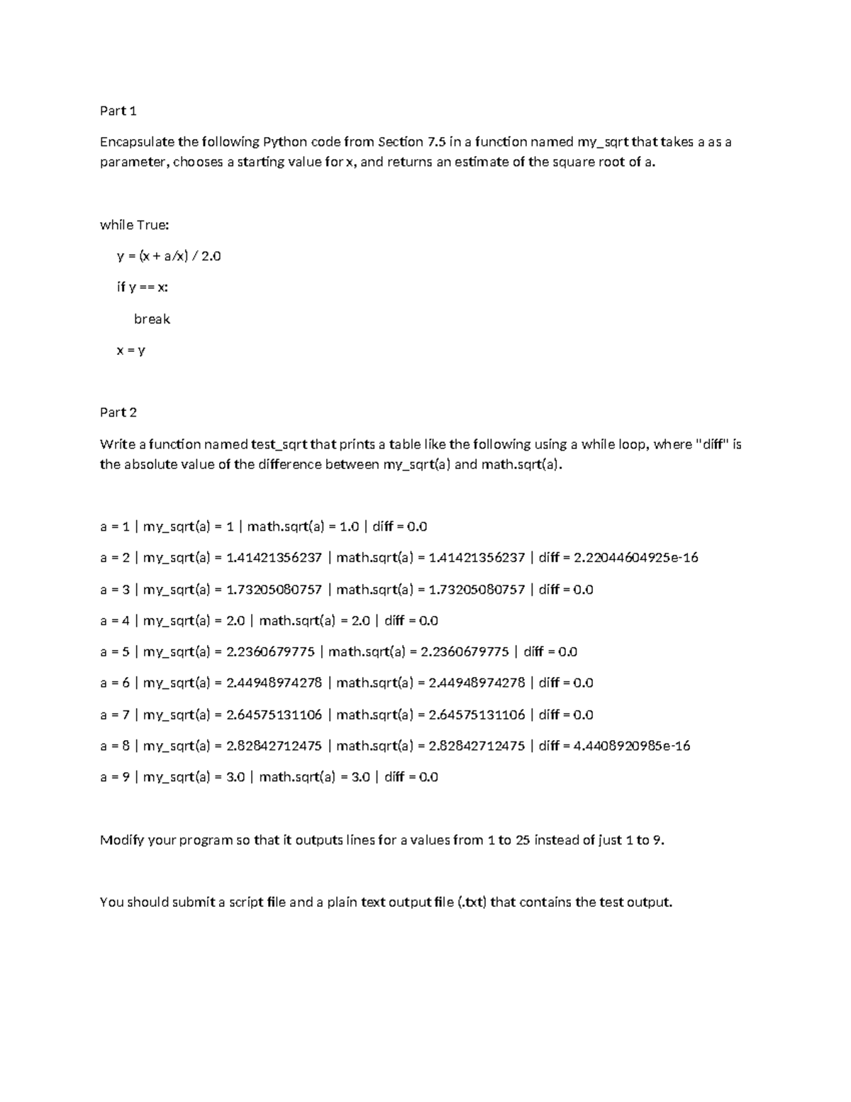 CS 1101 Programming Assignment unit 5 - Part 1 Encapsulate the ...