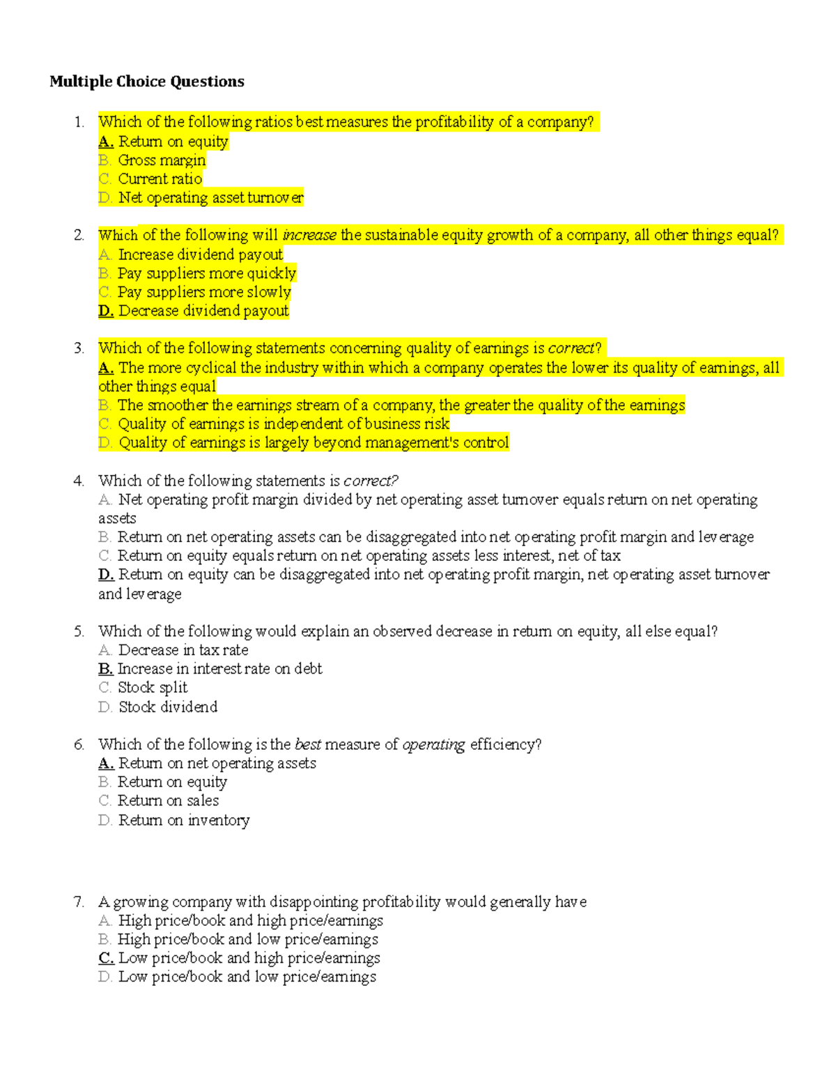 C100DBA Actual Test Answers