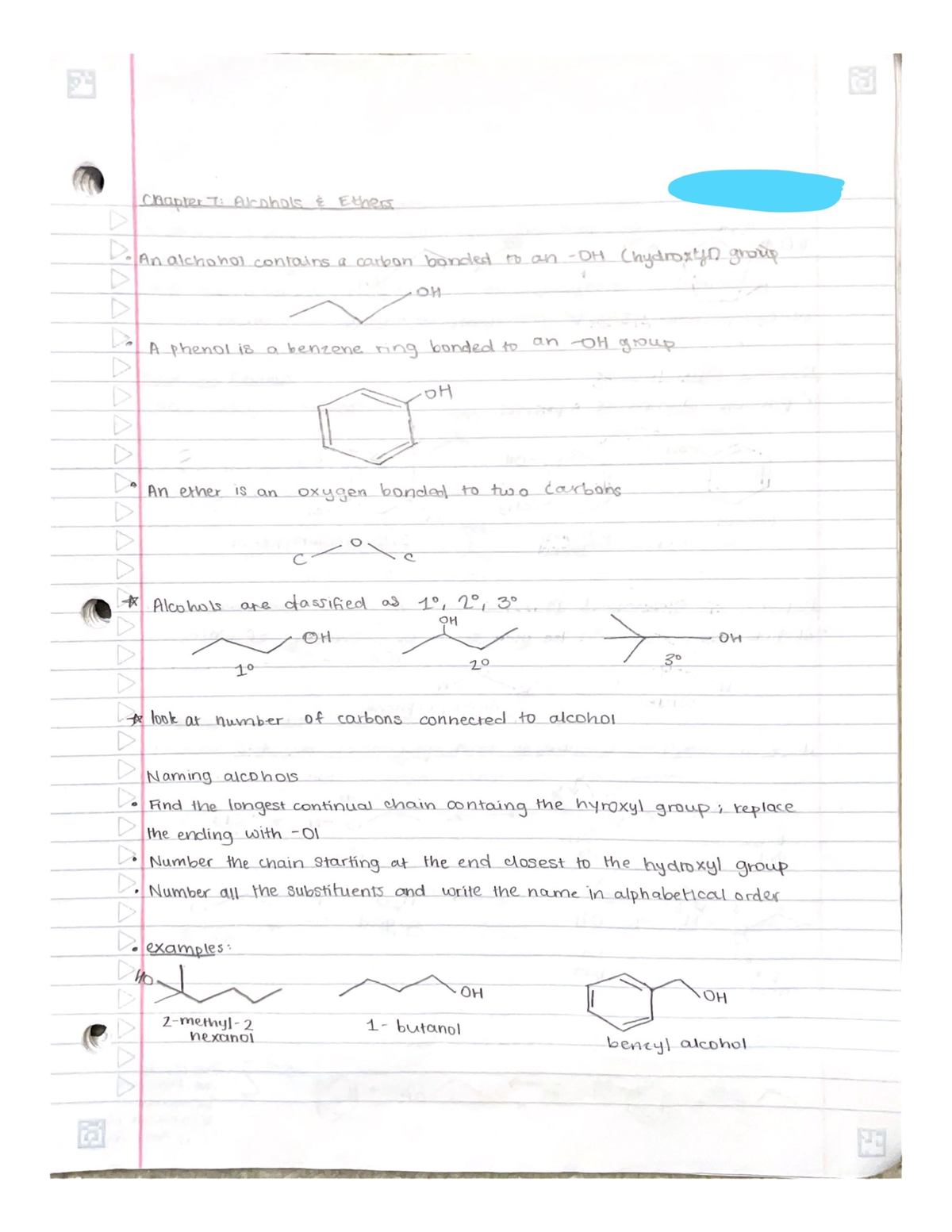 Ochem Chapter 7 - CH 6513 - Studocu