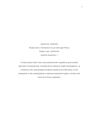 ILLT lecture handout 1 2020 for upload Final - University of Nottingham ...