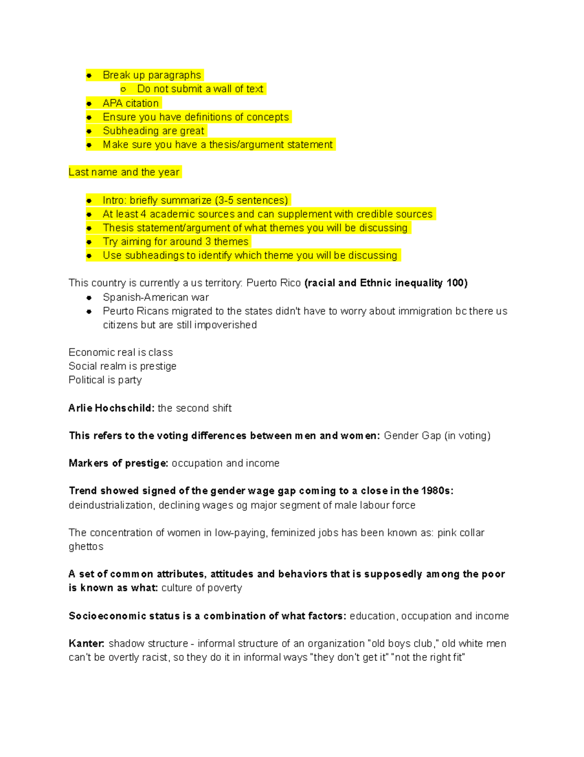 Prep tutorial - notes - Break up paragraphs Do not submit a wall of ...