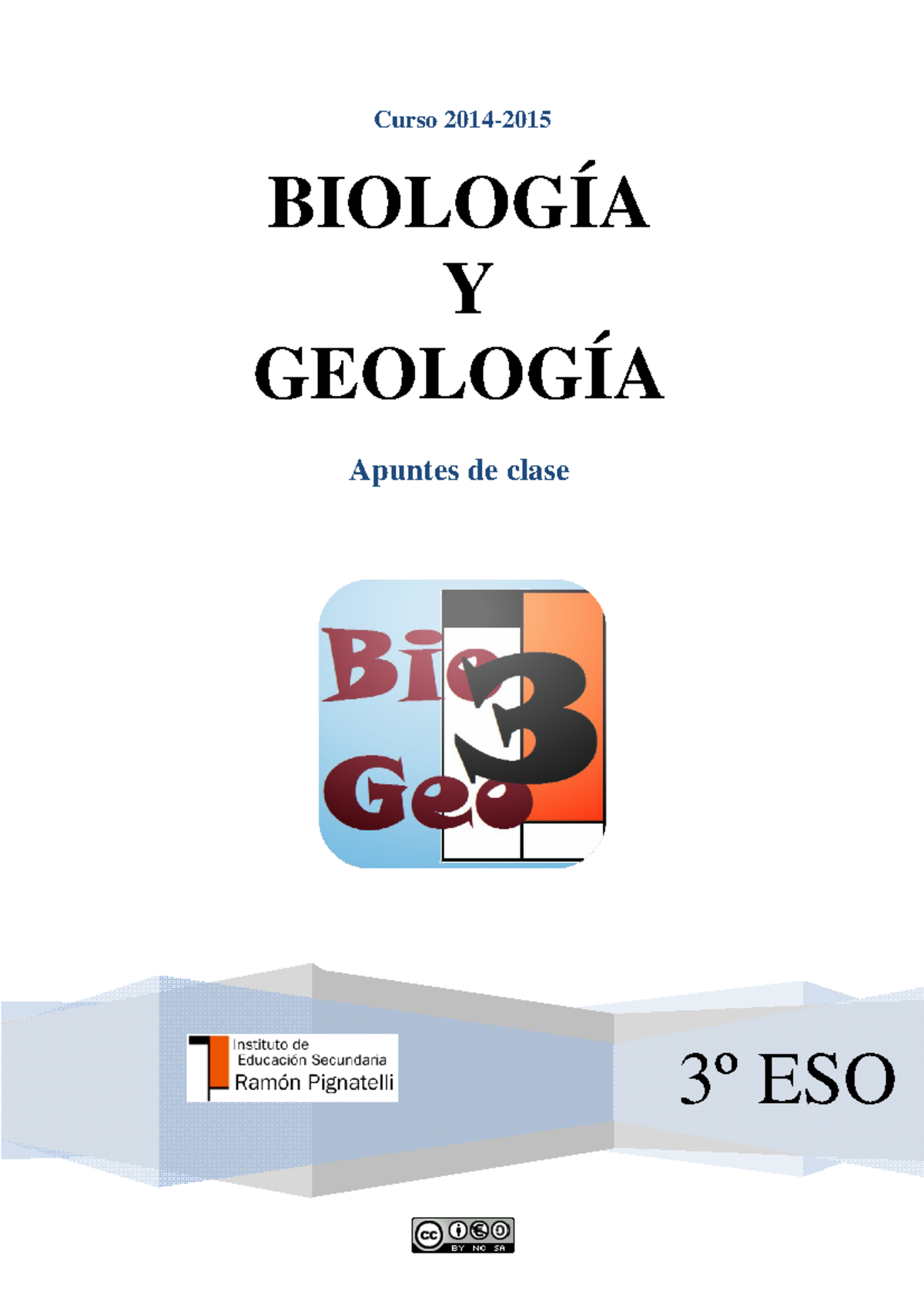 Biologia Geologia 3 - BIOLOGÍA Y GEOLOGÍA Apuntes De Clase Curso 2014 ...