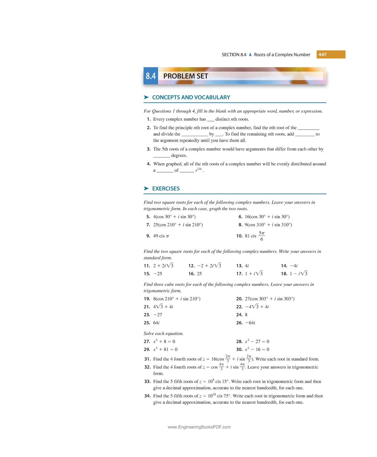 trigonometry-7th-edition-pdf-59-section-8-roots-of-a-complex-number