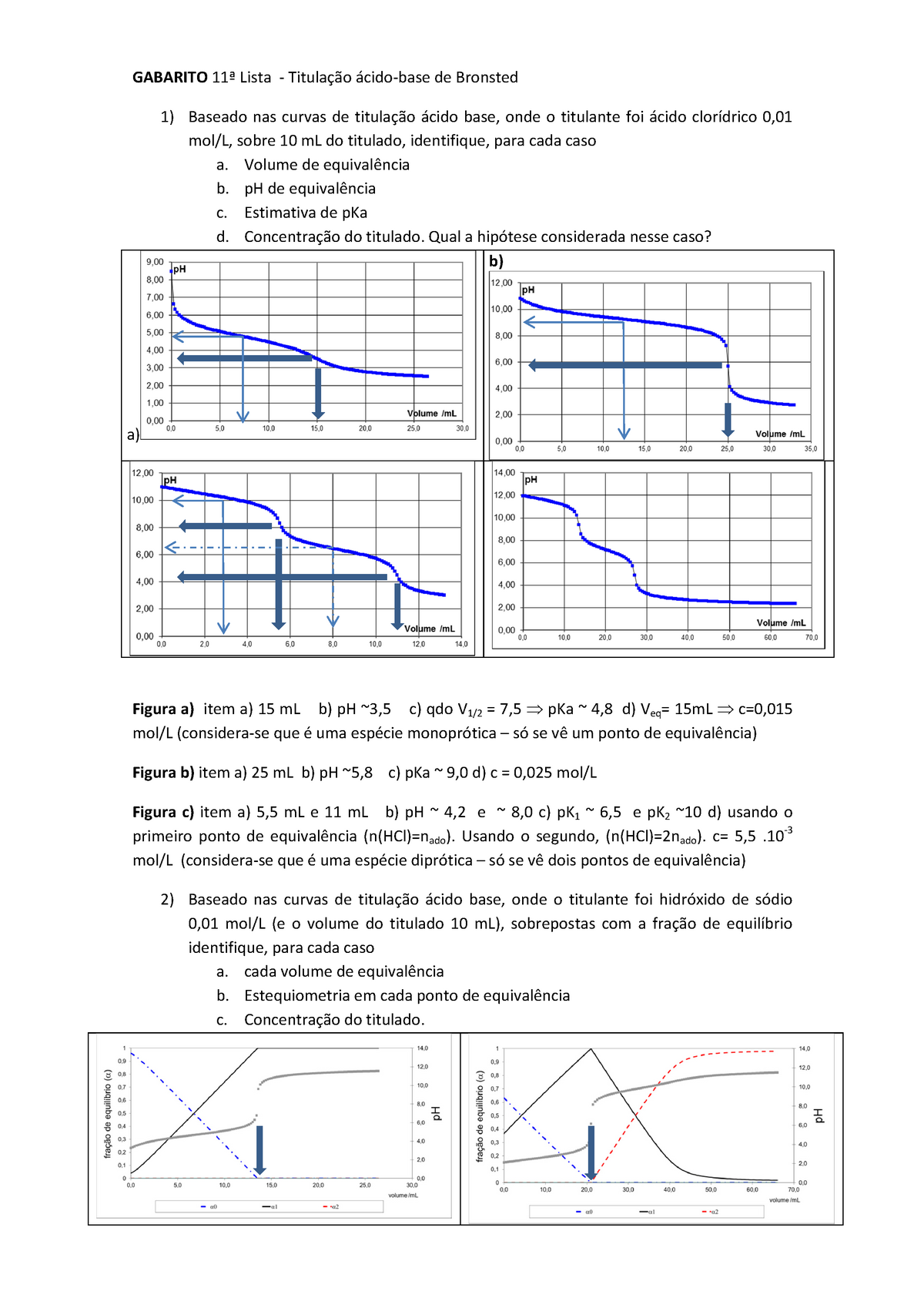 Gabaritolista 11 - Lista De Exercícios Para Prova 3, Resolvida E ...