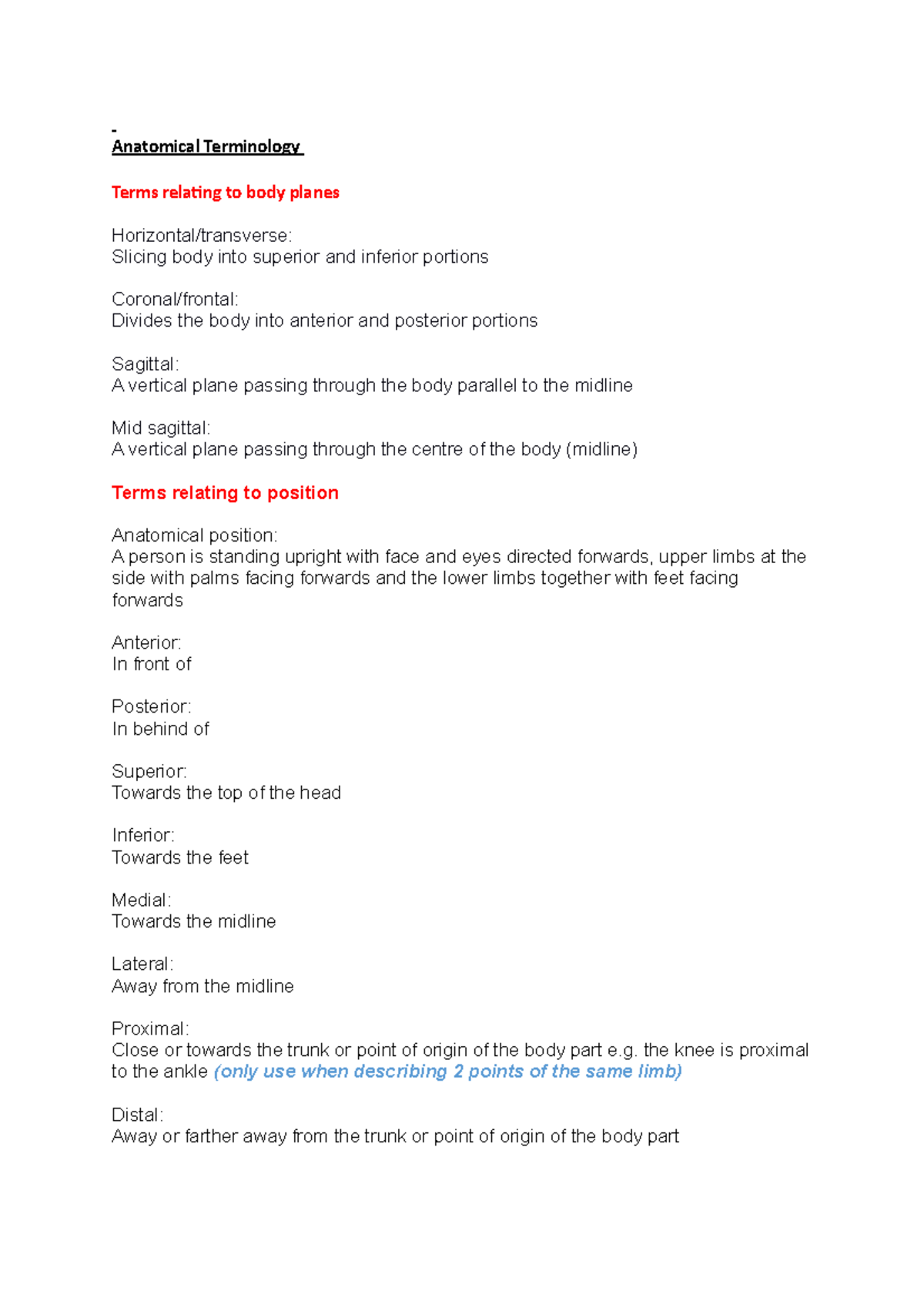 anatomical-terminology-biol21291-manchester-studocu