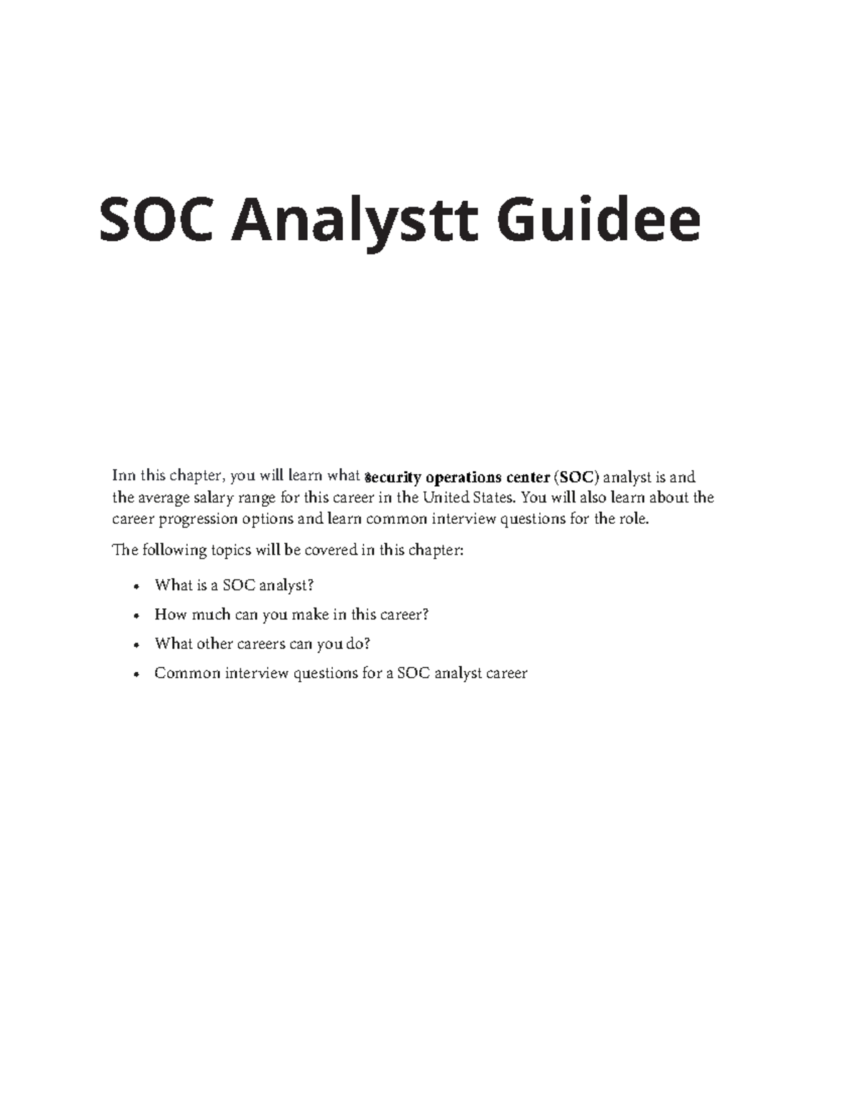 SOC Analyst Guide for Beginners 1724426711 - security operations center ...