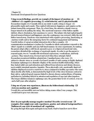 Chapter 3 Biological Foundations - Chapter 3 – Biological Foundations ...