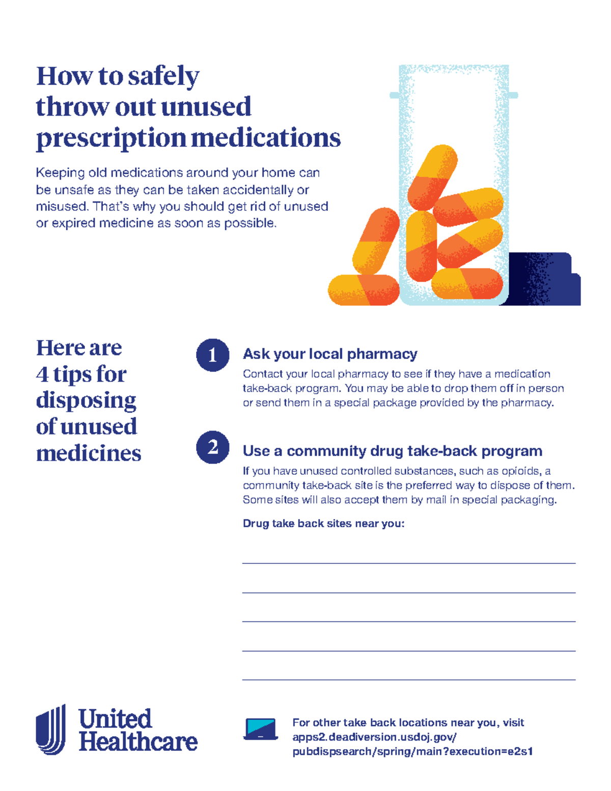 Drug Disposal - MA Materials - How to safely throw out unused ...