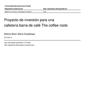 Proyecto cafeteria detallado paso a paso - Universidad Iberoamericana  Puebla Repositorio - Studocu