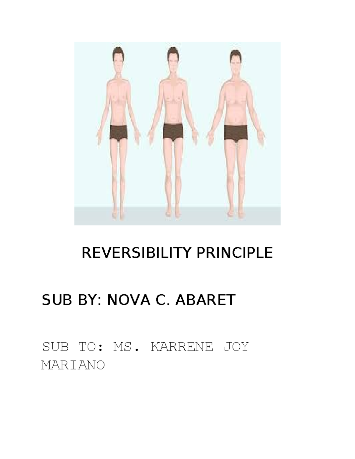 Reversibility Principle - Bachelor Of elementary education ...