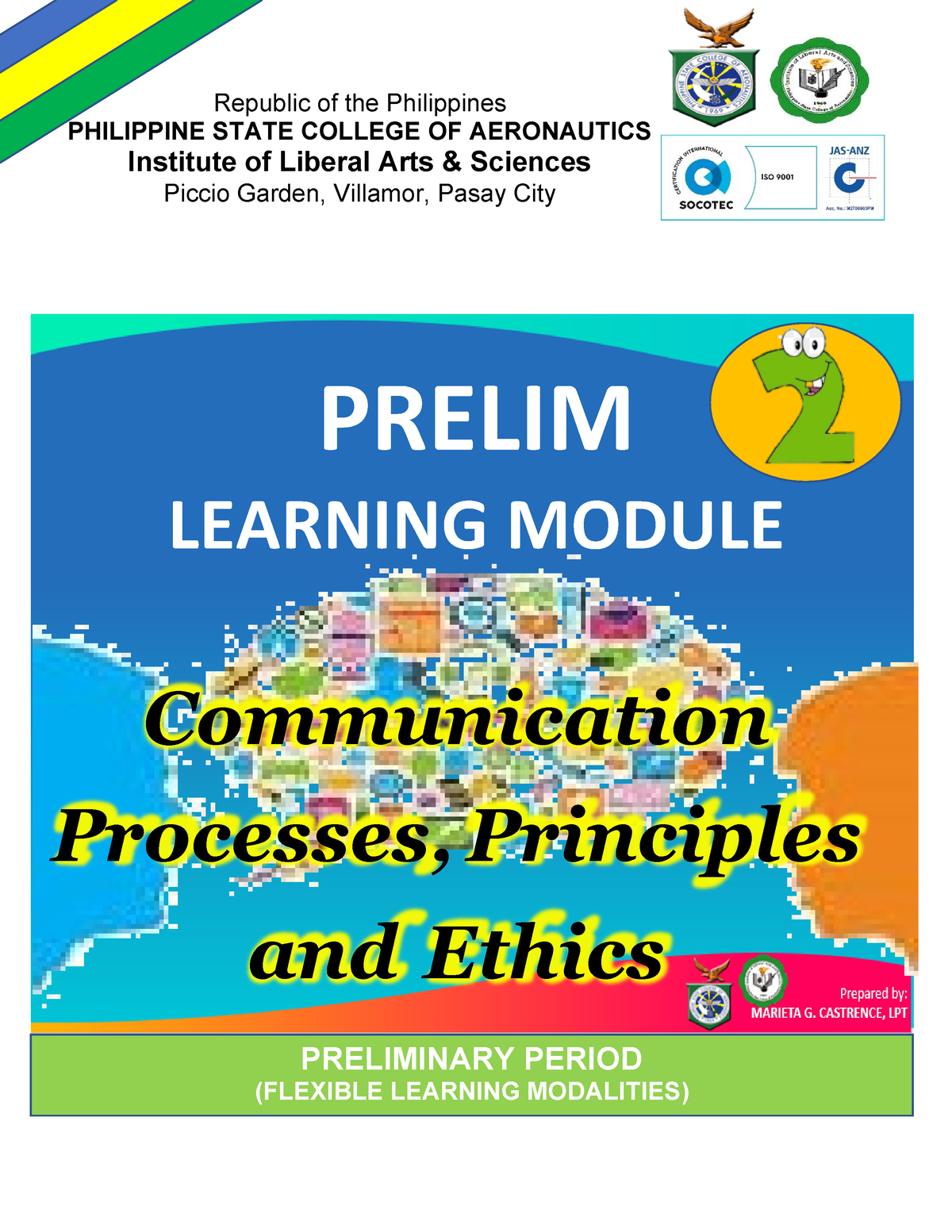 GEC 3104 Prelim Module No - PRELIMINARY PERIOD (FLEXIBLE LEARNING ...