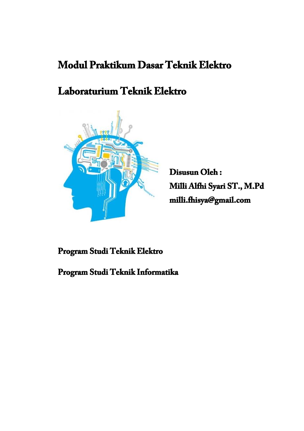 Modul Praktikum P. Elektronika-1 - Modul Praktikum Dasar Teknik Elektro ...