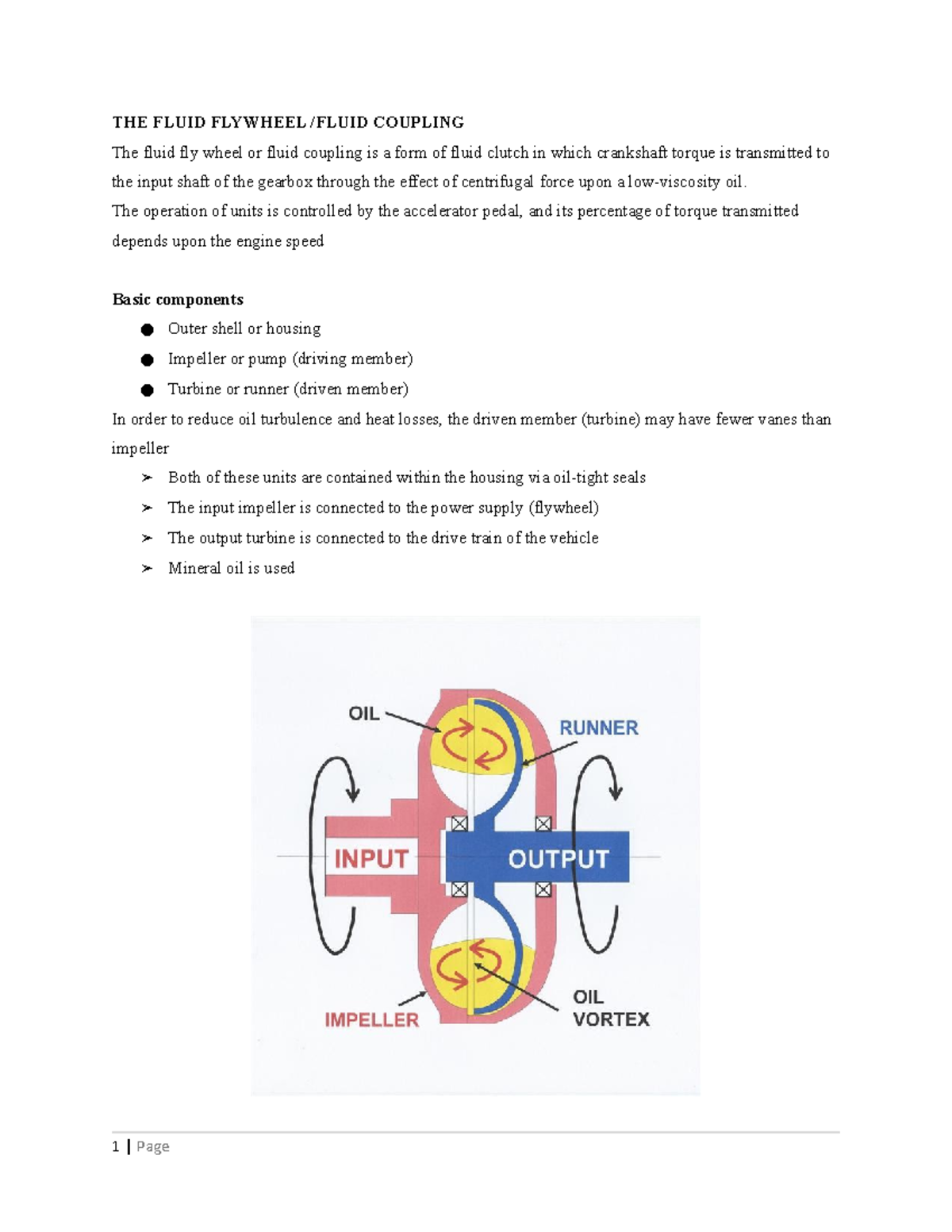 Automatic Gearbox1 Mr. Owino THE FLUID FLYWHEEL /FLUID COUPLING