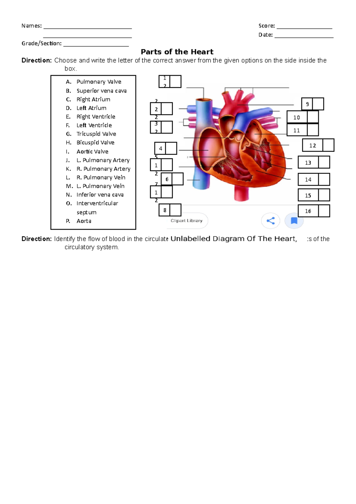 Heart and CS - An illustration - Names ...