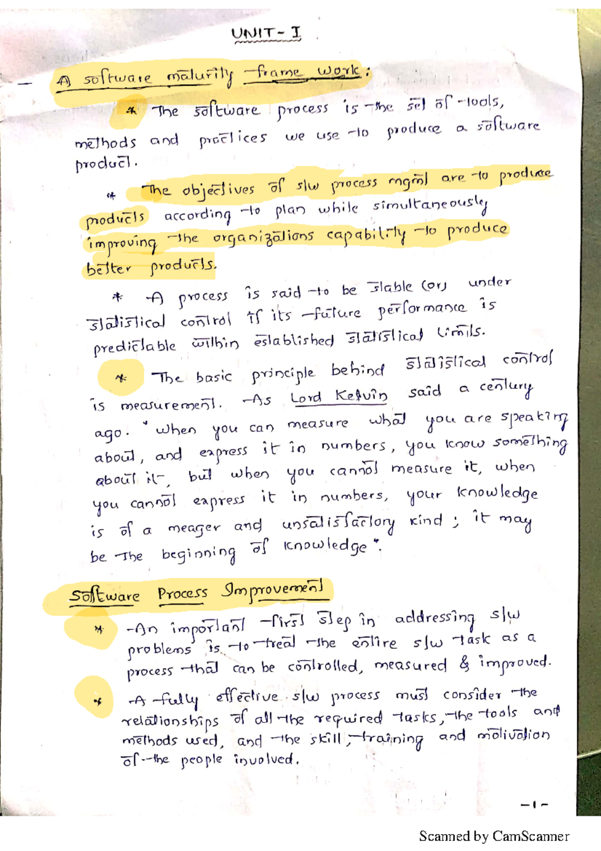 U1 Notes - technical seminar needed - Computer Science - Studocu