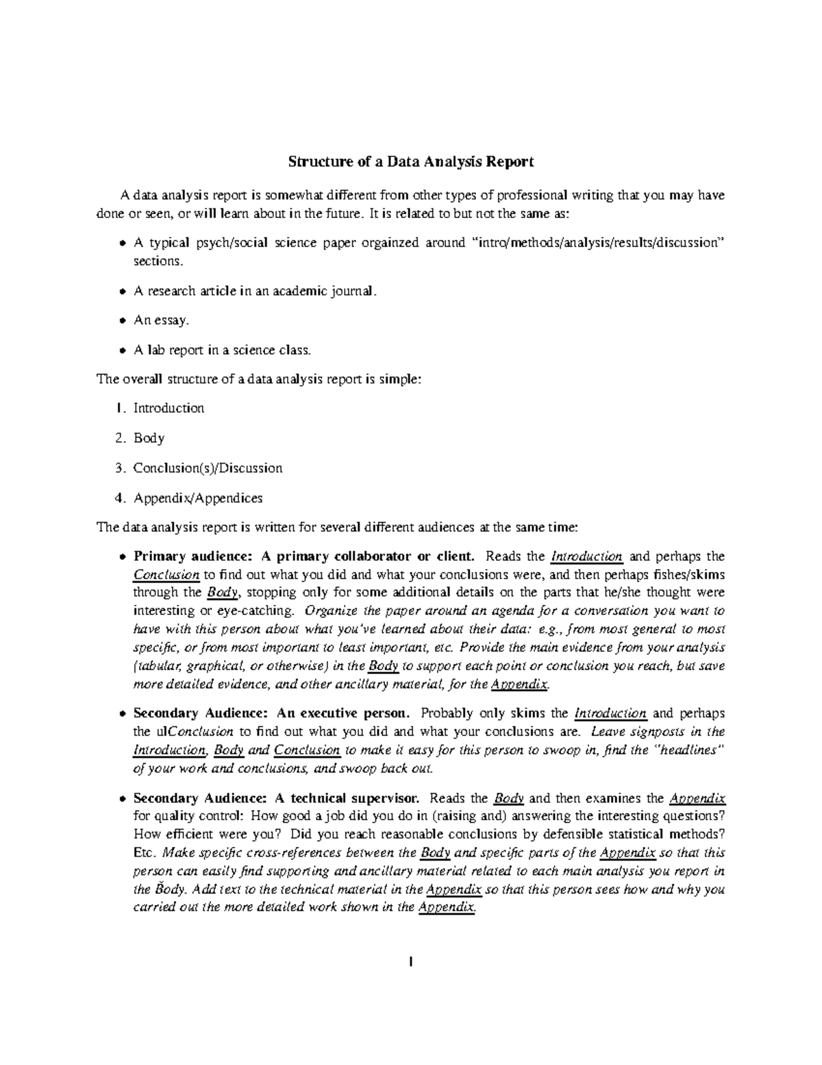 data-investigation-report-template-and-structure-structure-of-a-data