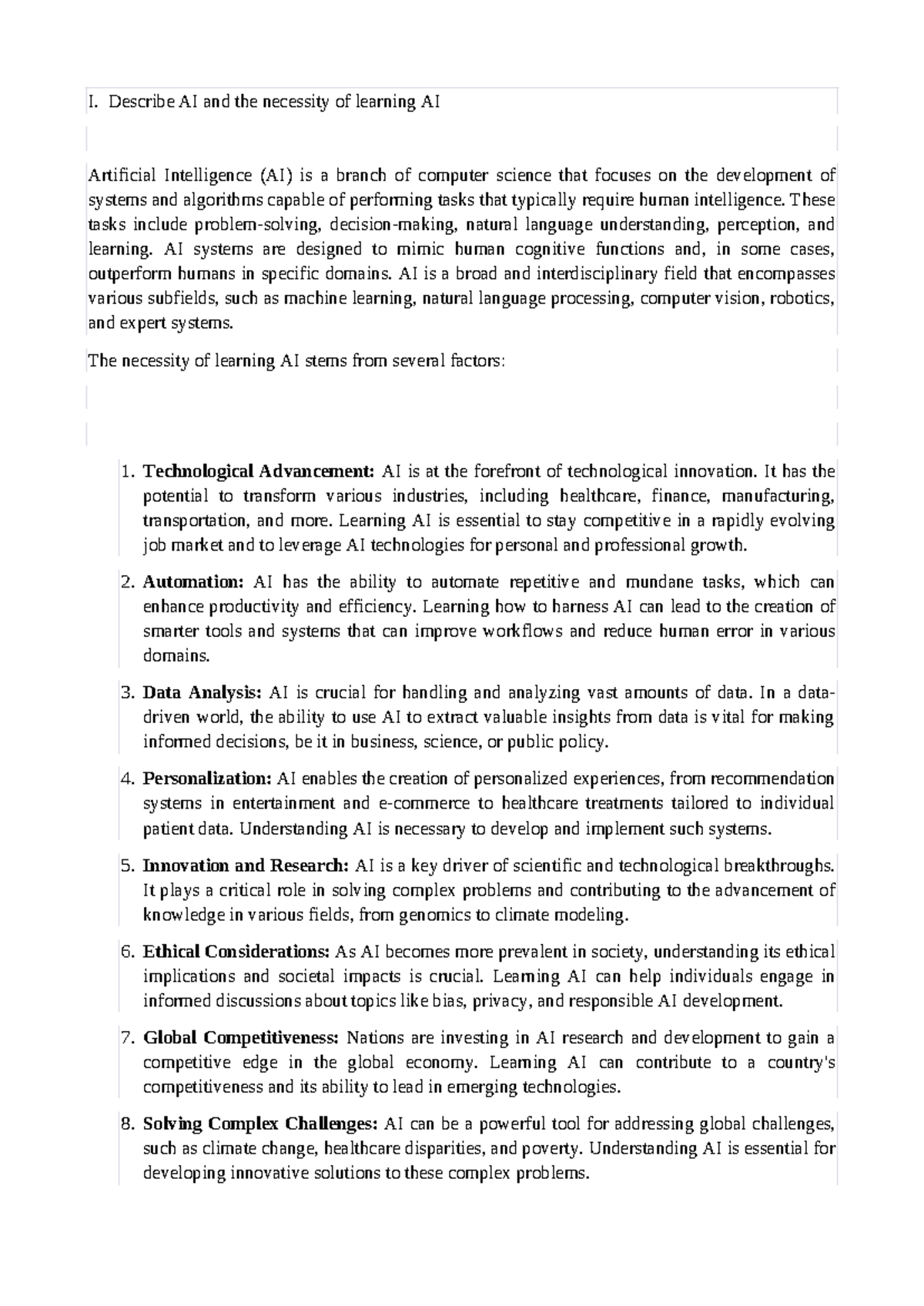 Module I-1 - It's a lecture note for student about ai and machine ...