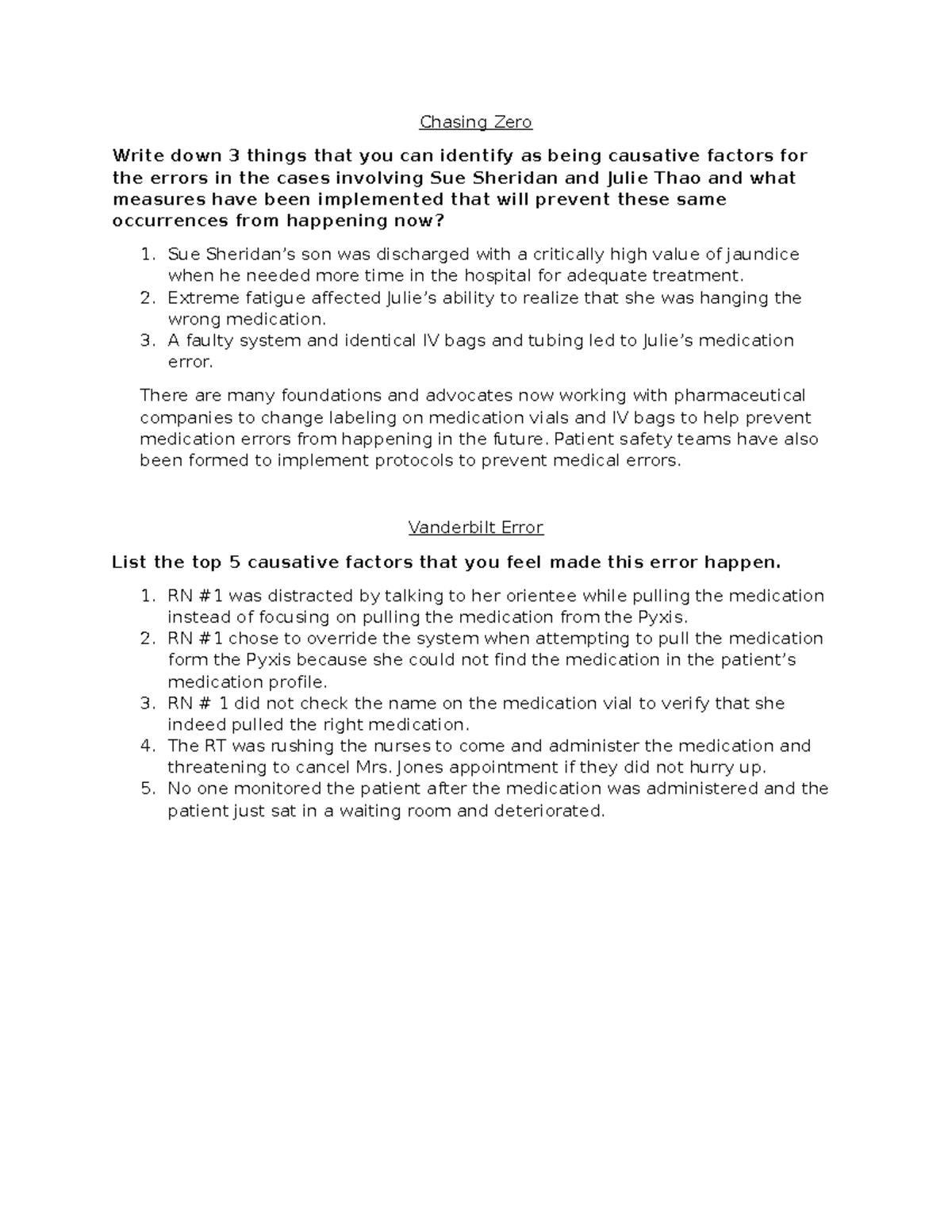 Chasing Zero Vanderbilt Error Passport - Chasing Zero Write down 3 ...