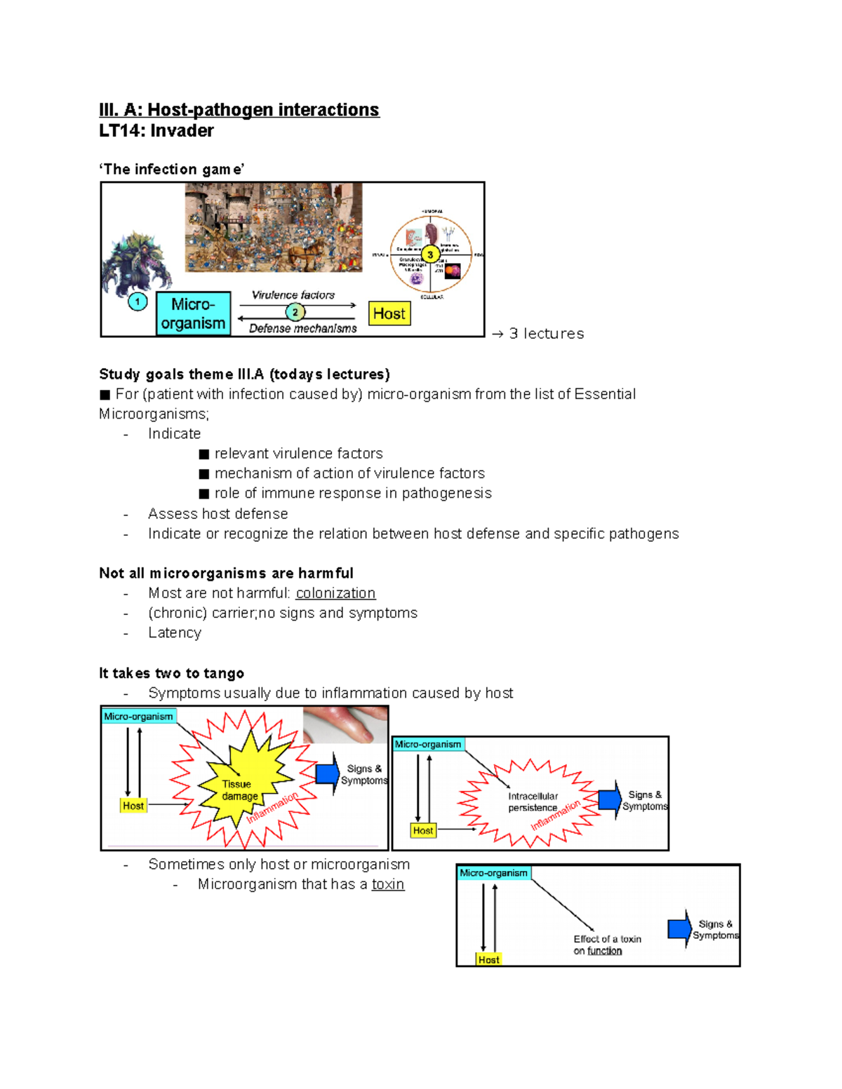 mod1 theme iii infectious diseases mechanisms of disease 1 studeersnel