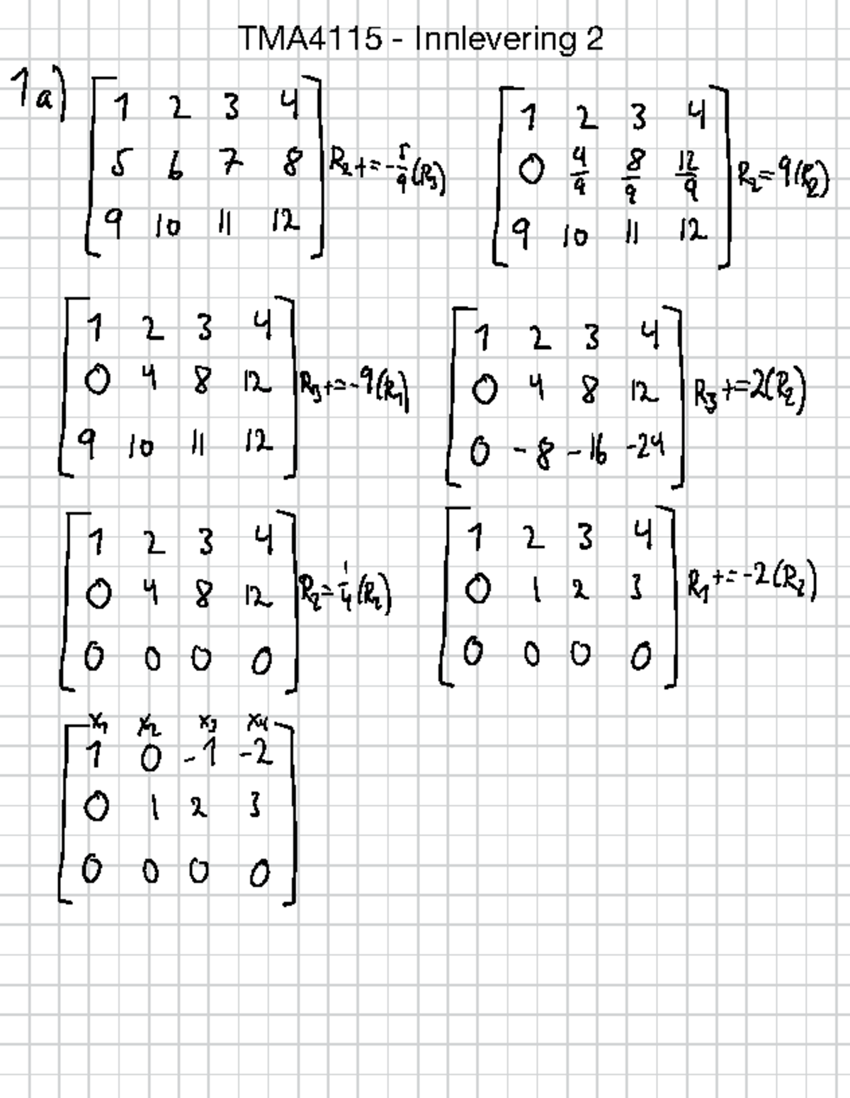 Innlevering 2 - di = Feel b = (5) 2/ , 30) >[p] 2a)f(x) = (2)s(x = ()4 ...