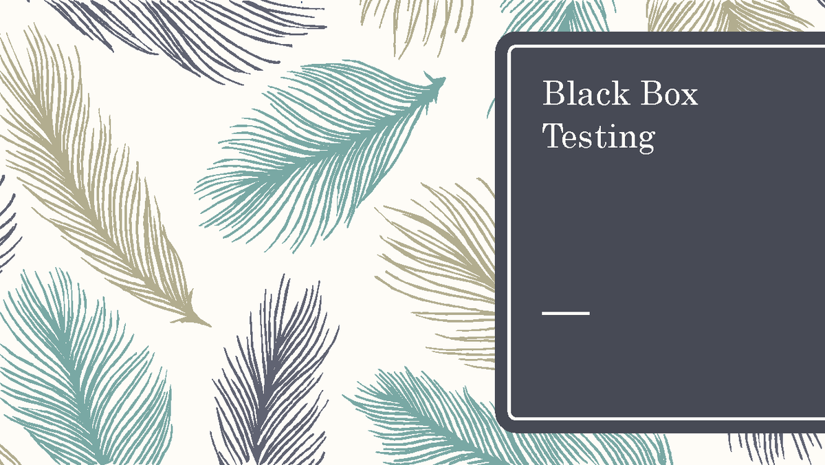 Black Box Testing - Interview Questions - Black Box Testing Test Case ...