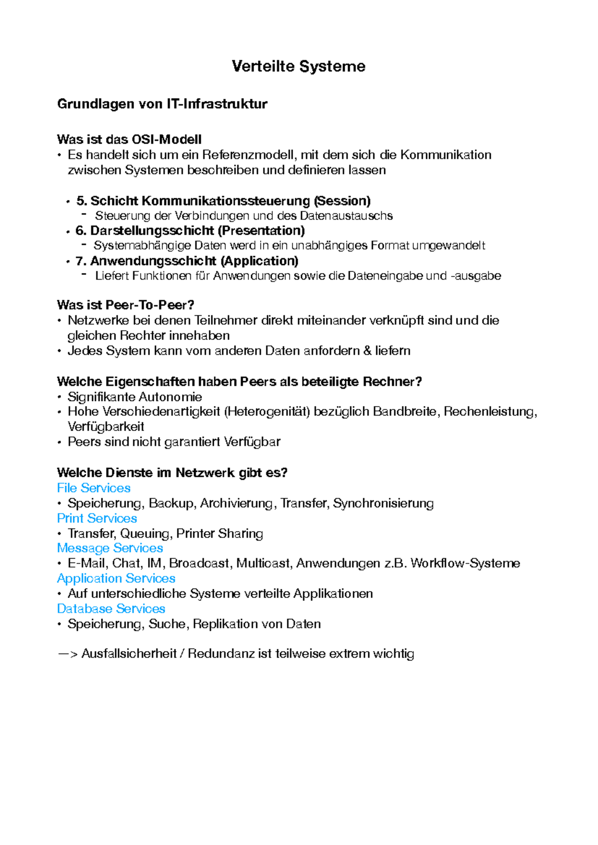 ZF Verteilte Systeme - Verteilte Systeme Grundlagen von IT ...