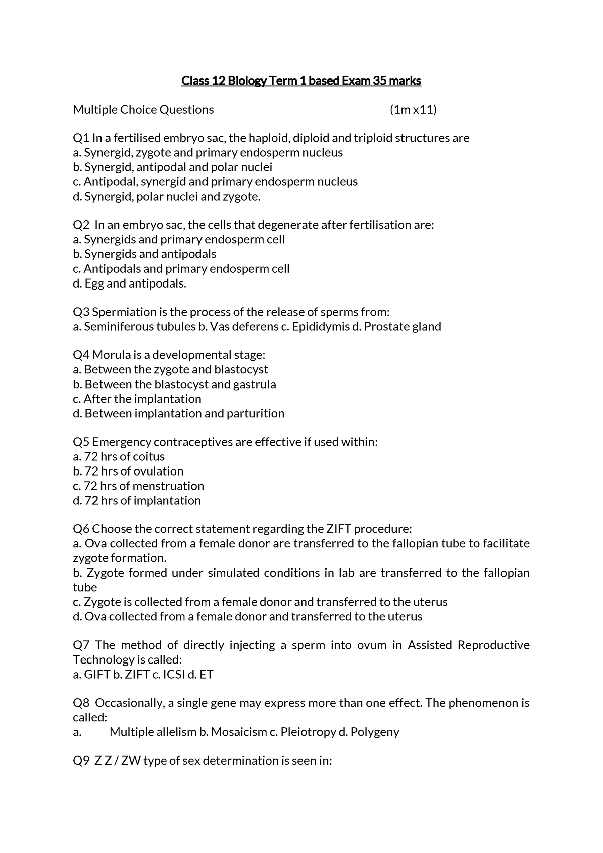 biology-class-12-previous-year-questions-class-12-biology-term-1