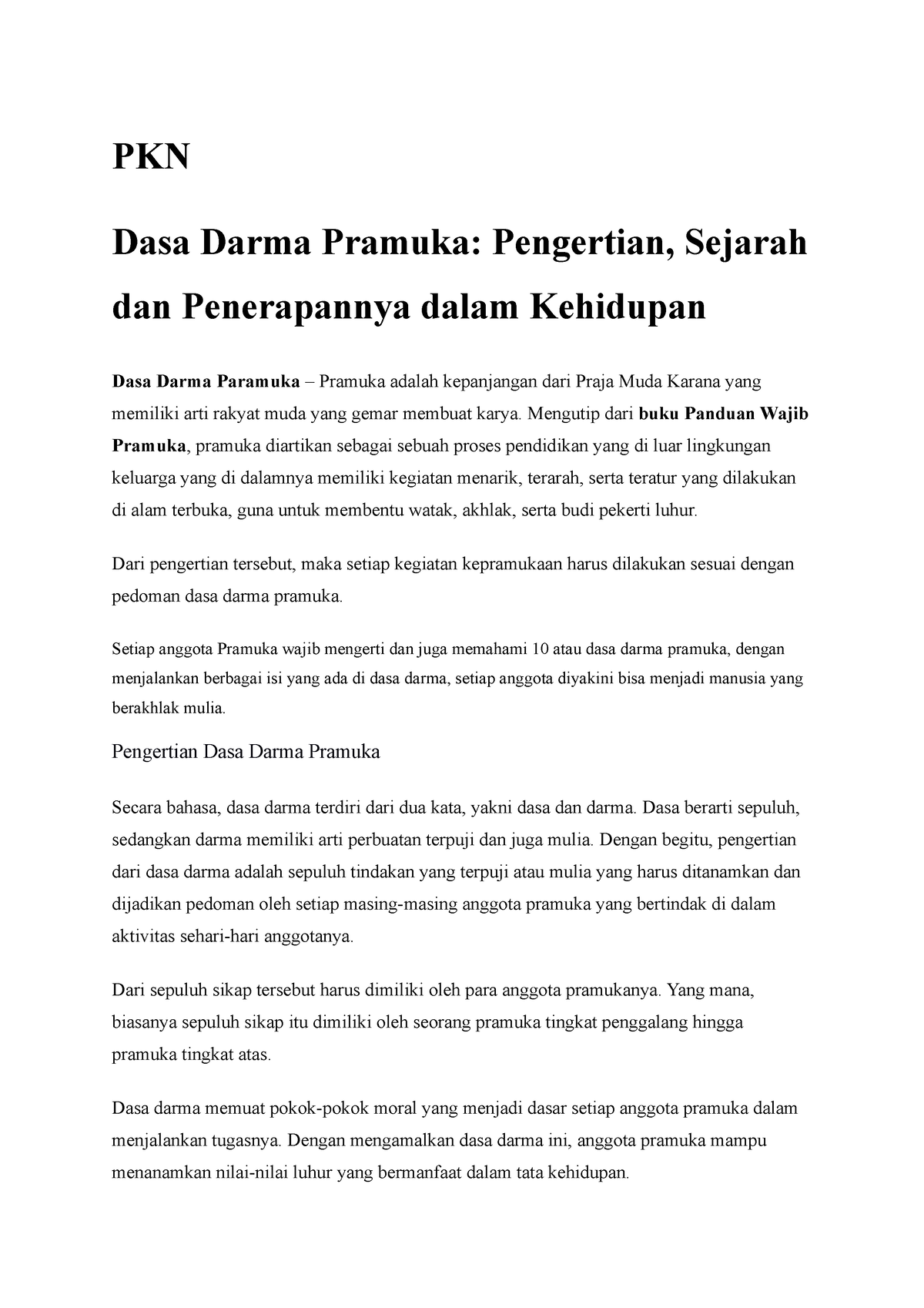 pkn-dasa-dharma-pramuka-pkn-dasa-darma-pramuka-pengertian-sejarah